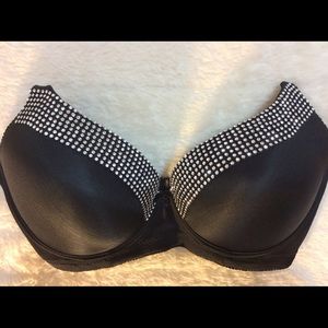 New Sexy Black Bling Push Up Bra Many Sizes